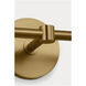 C&M by Chapman & Myers Barstow 2 Light 15 inch Burnished Brass Bath Vanity Wall Light