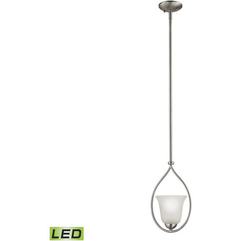 Conway LED 8 inch Brushed Nickel Mini Pendant Ceiling Light
