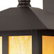 Montclair Mission 1 Light 13.75 inch Bronze Medium Outdoor Wall Lantern