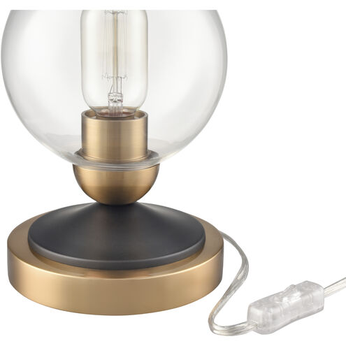 Boudreaux 8 inch 60.00 watt Aged Brass with Matte Black Desk Lamp Portable Light
