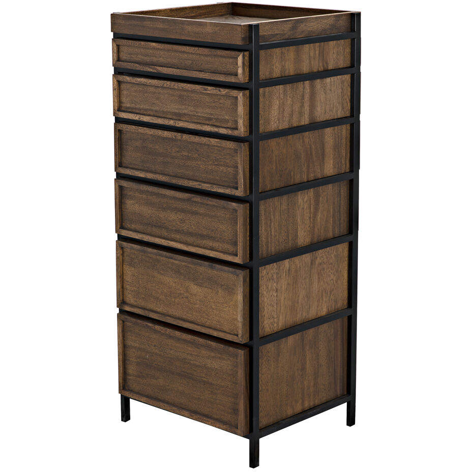 Seoul 26 X 24 inch Dark Walnut Consoles, Tallboy