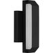 Lakemont LED 4.5 inch Textured Black Outdoor Wall Lantern