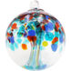 Tree Of Life Multi-color Art Glass Orb