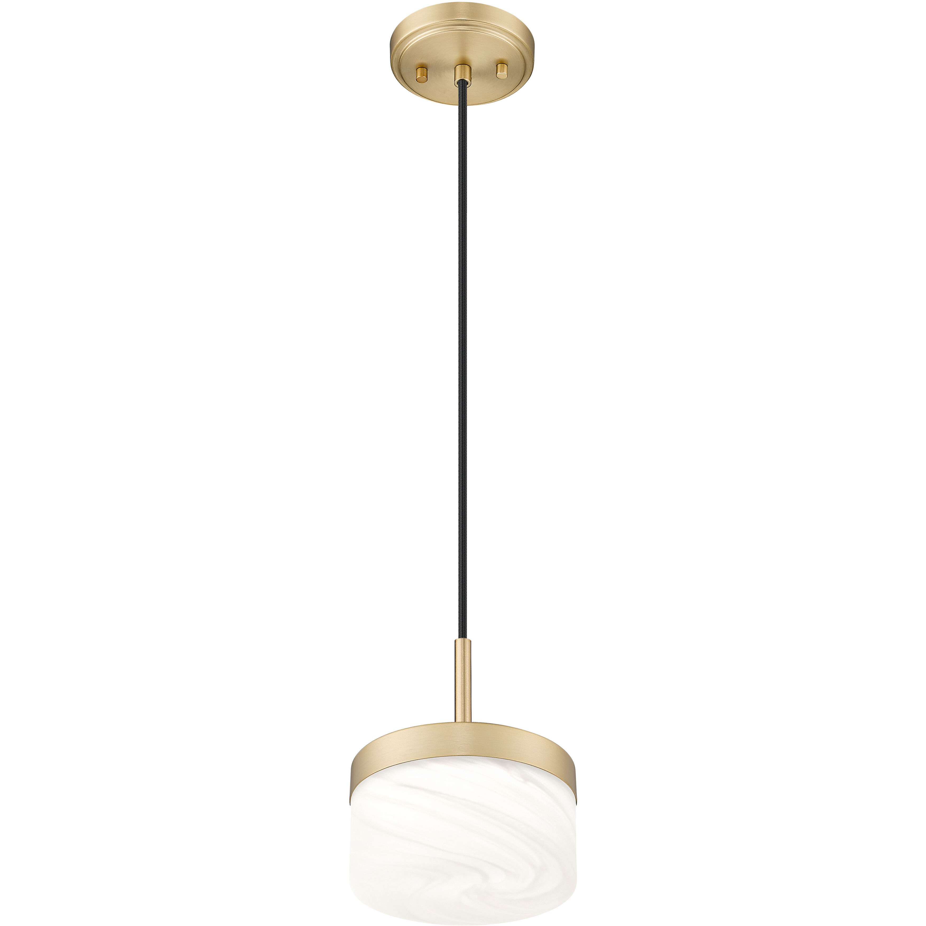 Renaud LED 6.75 inch Modern Gold Pendant Ceiling Light