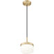 Renaud LED 6.75 inch Modern Gold Pendant Ceiling Light