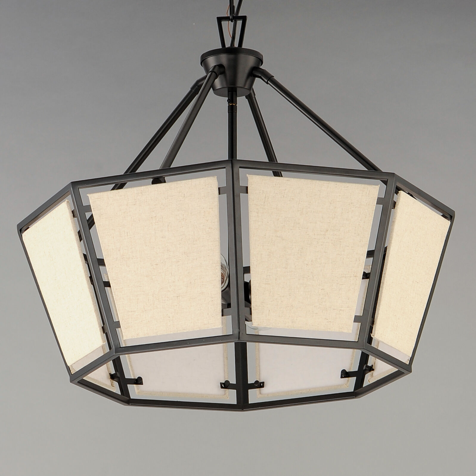 Montauk 4 Light 24 inch Black Chandelier Ceiling Light