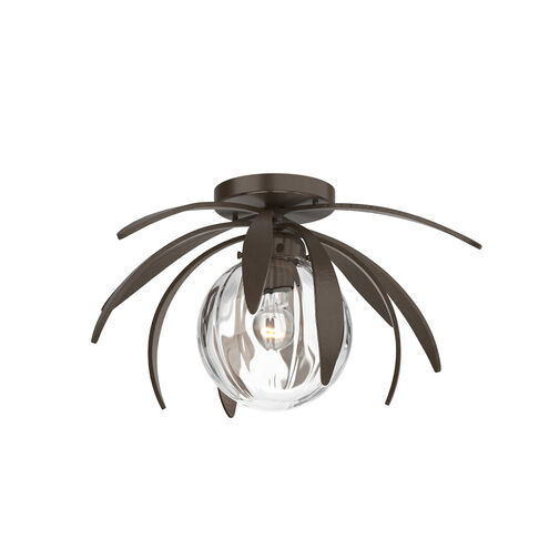 Dahlia 1 Light 21.3 inch Ink Semi-Flush Ceiling Light in Water