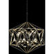 Marcia 10 Light 30 inch Matte Black and French Gold Pendant Ceiling Light