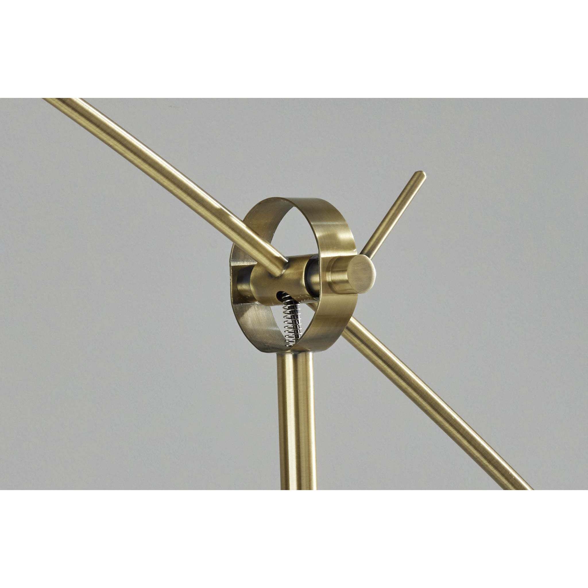 Adler 67 inch 150.00 watt Antique Brass Arc Lamp Portable Light