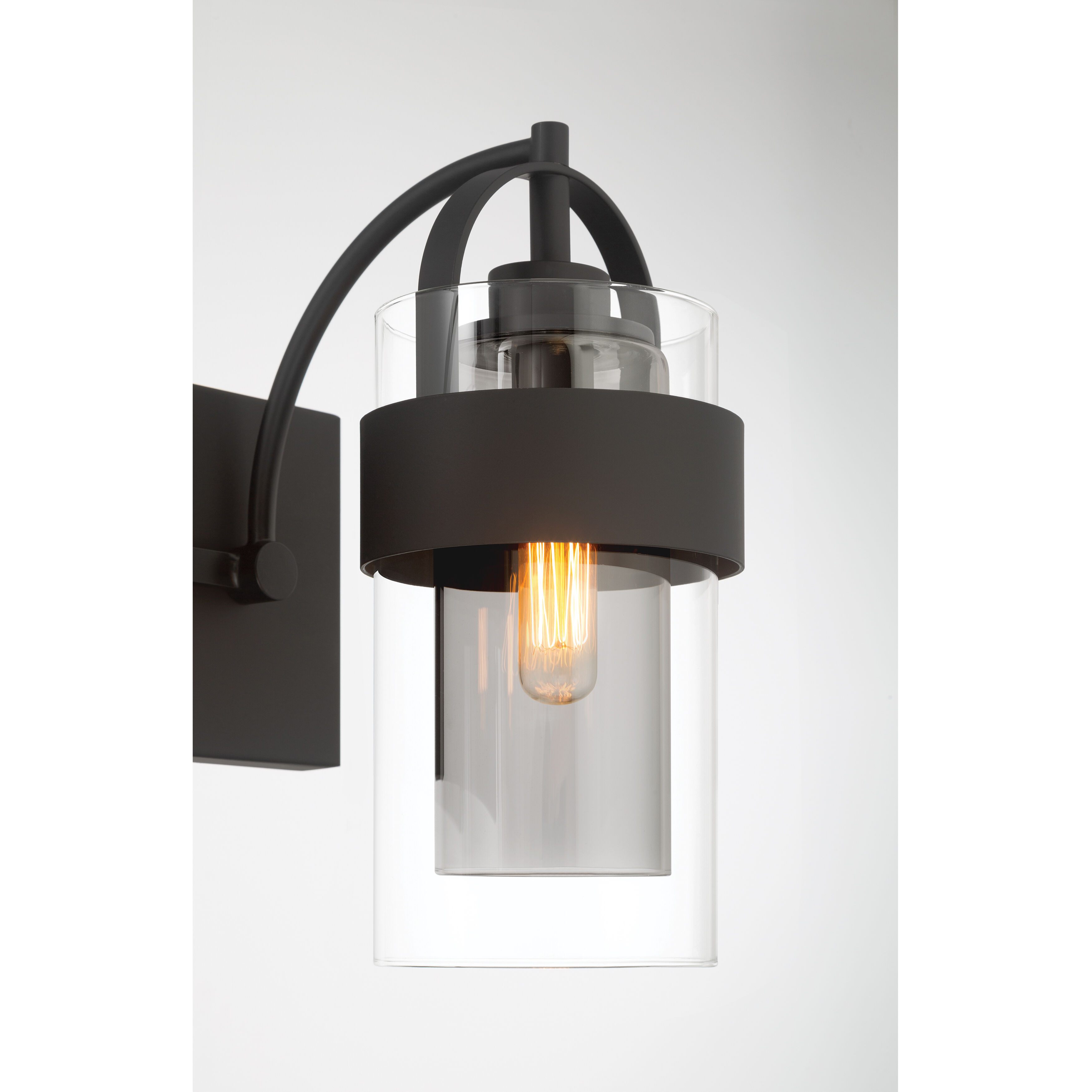 Ravik 3 Light 24 inch Dark Matte Black Vanity Wall Light