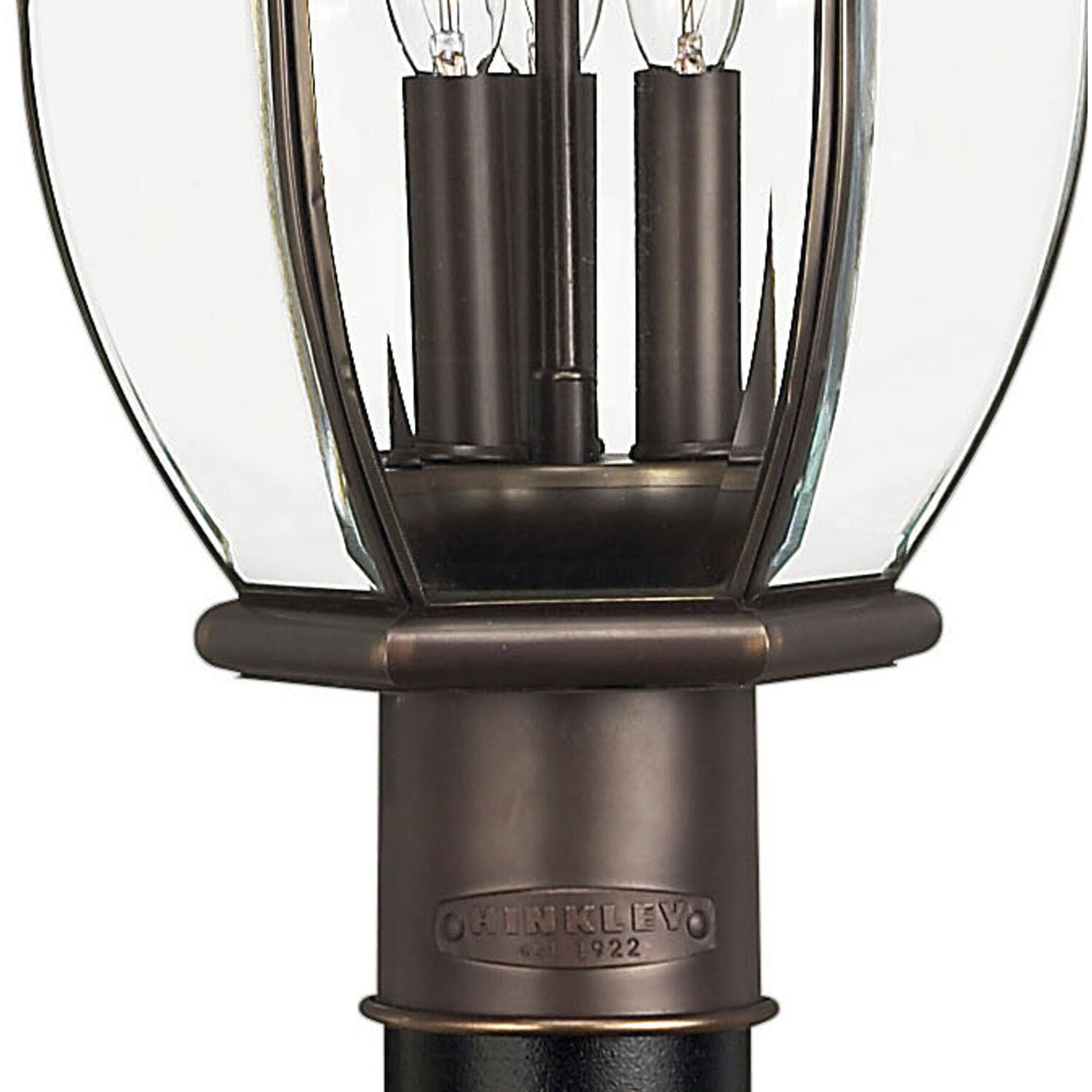 Estate Series San Clemente 3 Light 22.25 inch Copper Bronze Outdoor Post Mount Lantern