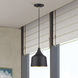 Bolita 8 inch Bronze with Antique Brass Accents LED Pendant Ceiling Light