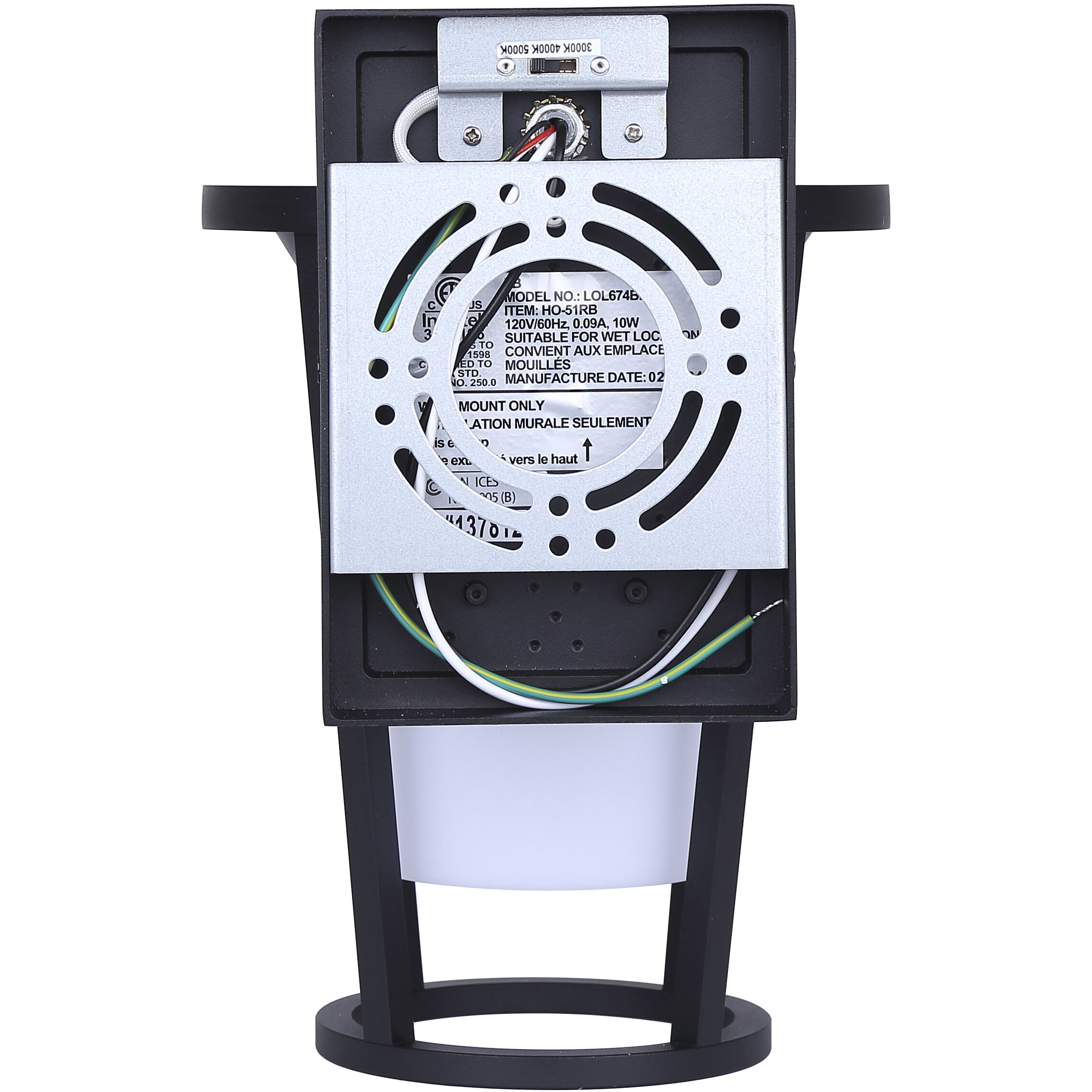 Vero LED 8.5 inch Black Outdoor Lantern