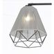 Polygon 88 inch 60.00 watt Brushed Nickel and Black Arc Floor Lamp Portable Light