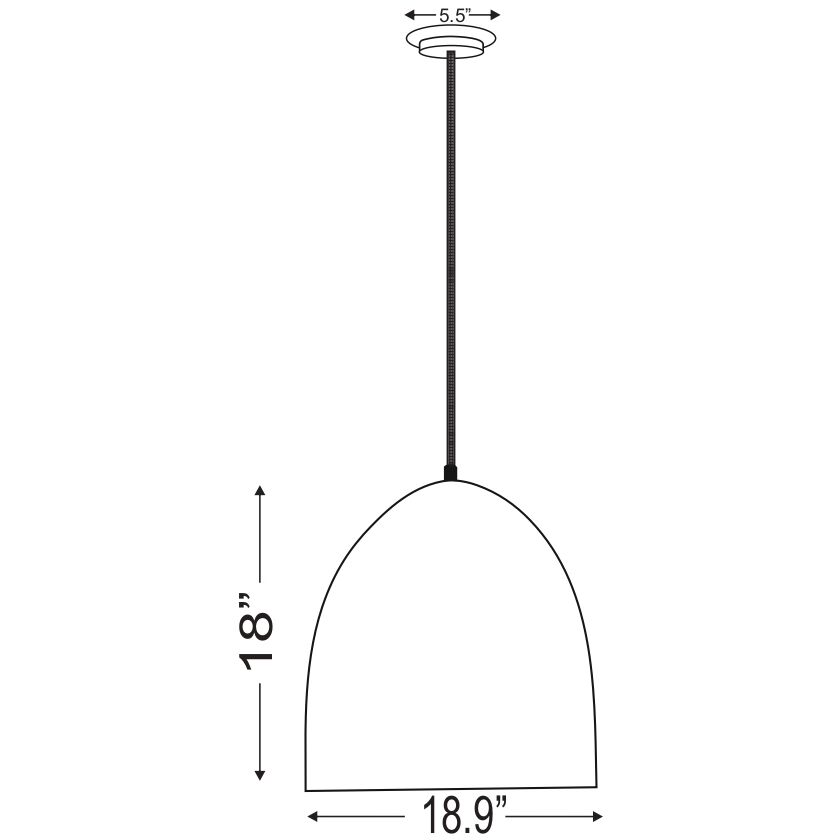 Z-Studio 3 Light 19 inch Satin White Pendant Ceiling Light in Matte White