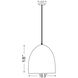 Z-Studio 3 Light 19 inch Satin White Pendant Ceiling Light in Matte White