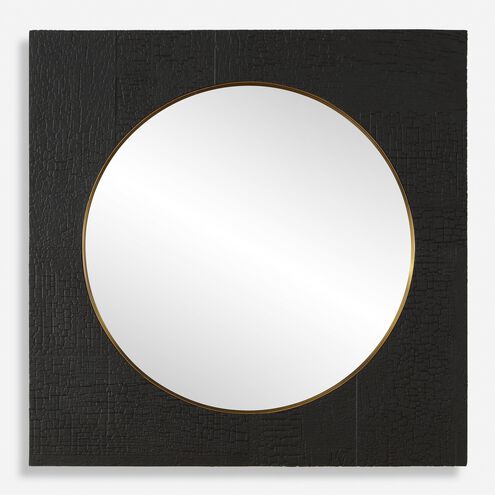 Ember 42 X 42 inch Black and Plated Brass Mirror