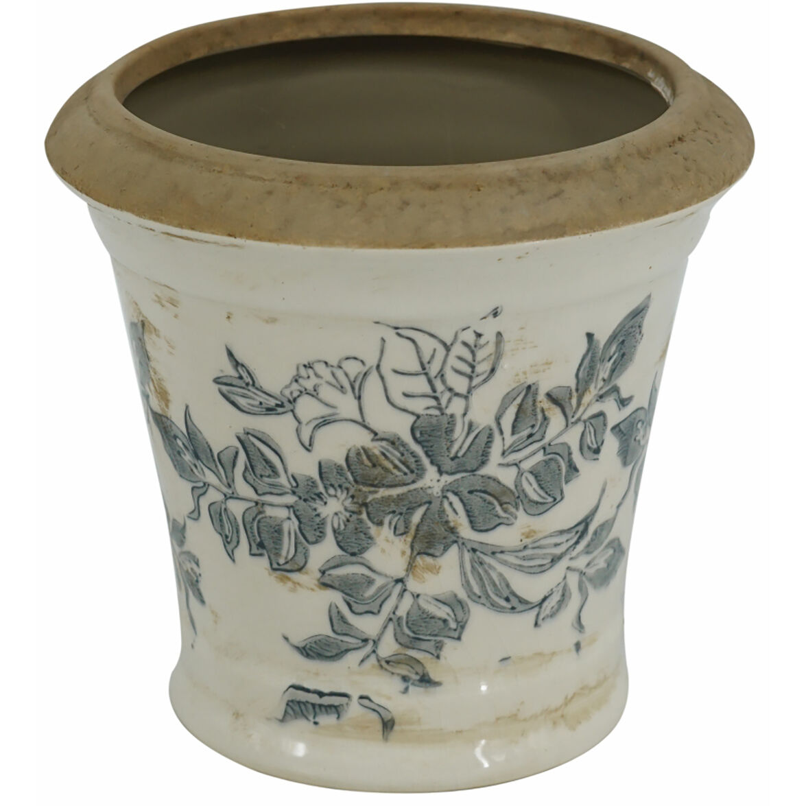 Anita Black and White Planter