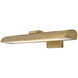 Alston 10.5 inch 24 watt Heritage Brass Adjustable Accent Light Wall Light
