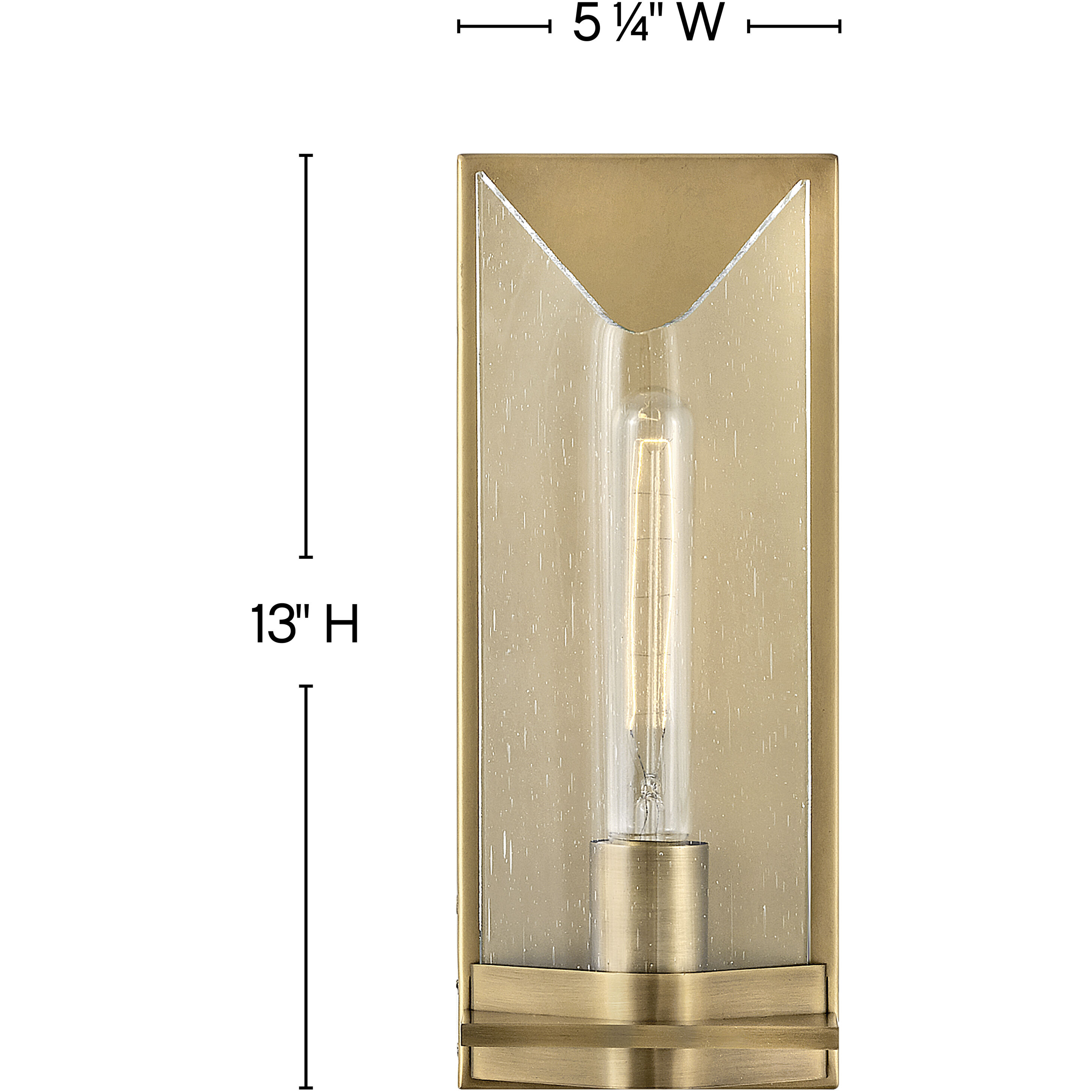 Astoria 1 Light 5.25 inch Heritage Brass Vanity Light Wall Light