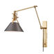 Metal No.2 1 Light 9.50 inch Swing Arm Light/Wall Lamp