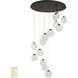 Axiom 30.5 inch Aged Brass Pendant Ceiling Light