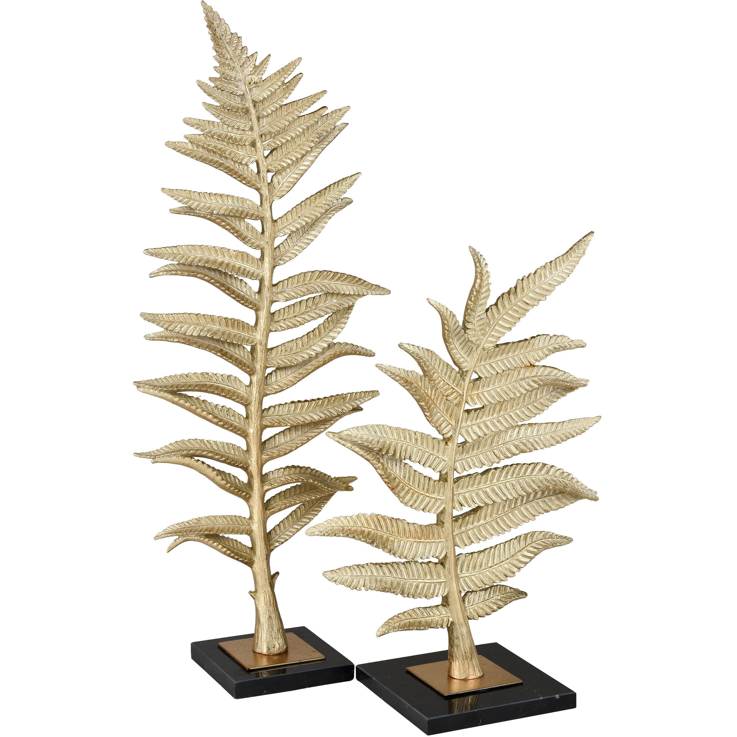 Fern 25 X 10.25 inch Sculpture, Set of 2
