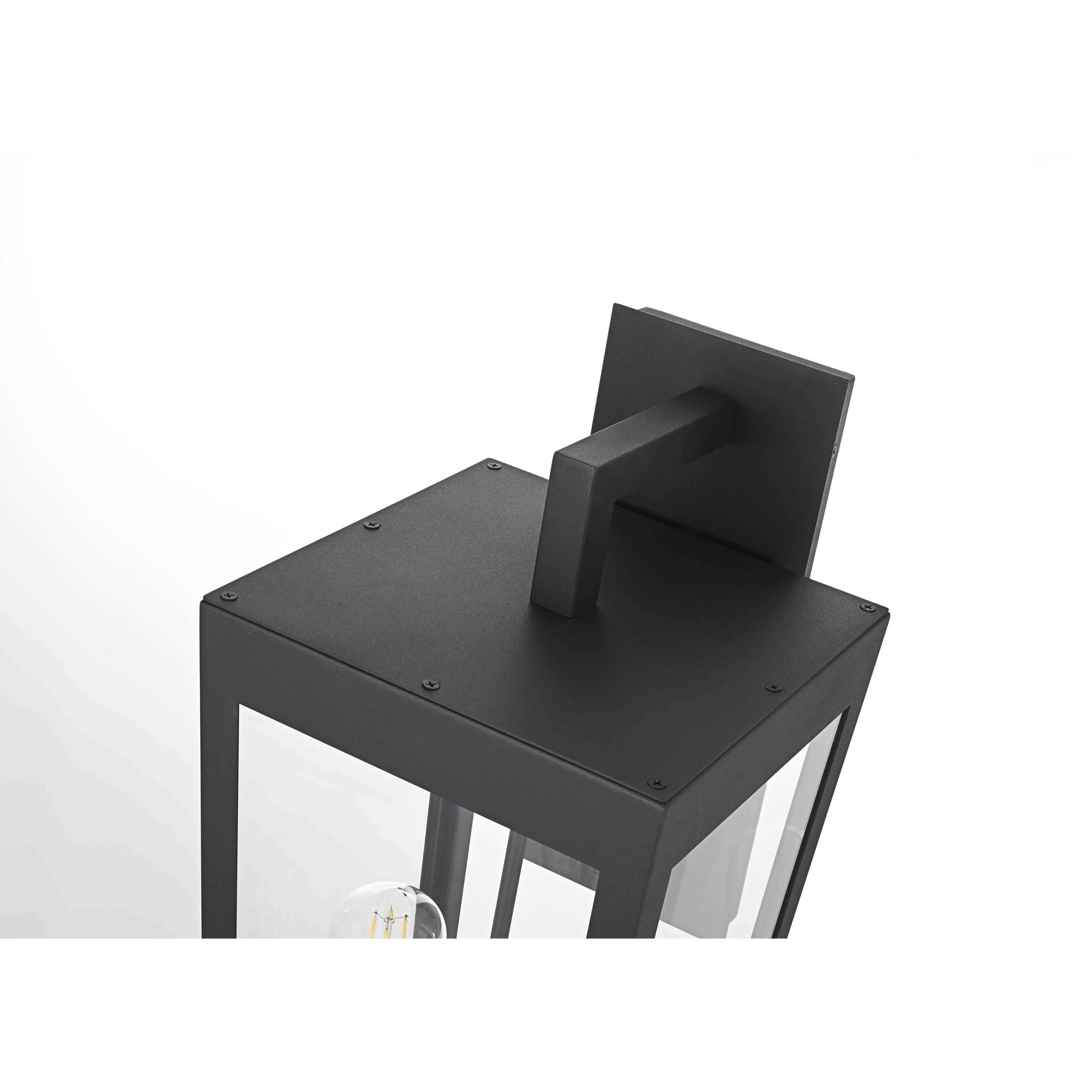 William 2 Light 24 inch Black Outdoor Wall Sconce