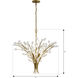 Ramus 4 Light 30 inch Painted Legacy Brass Chandelier Ceiling Light