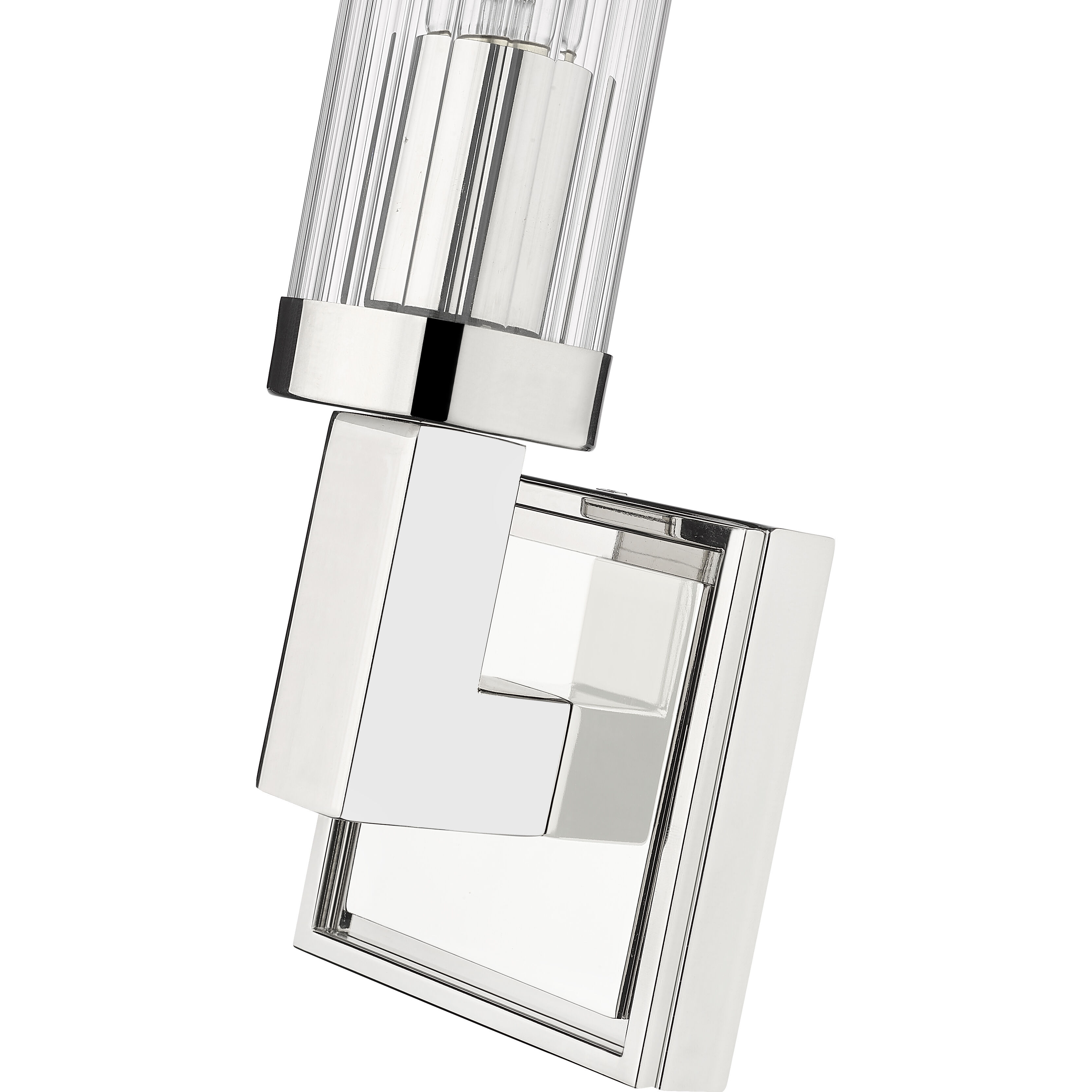 Beau Wall Sconce Wall Light in Polished Nickel