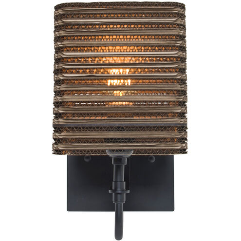 Kirk 6 LED 6 inch Black Wall Sconce Wall Light