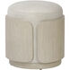Hutton 18 inch Ashe Blonde Oak with Ecru Ottoman