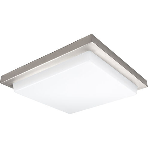 Metro LED 12 inch Brushed Nickel Flush Mount Ceiling Light