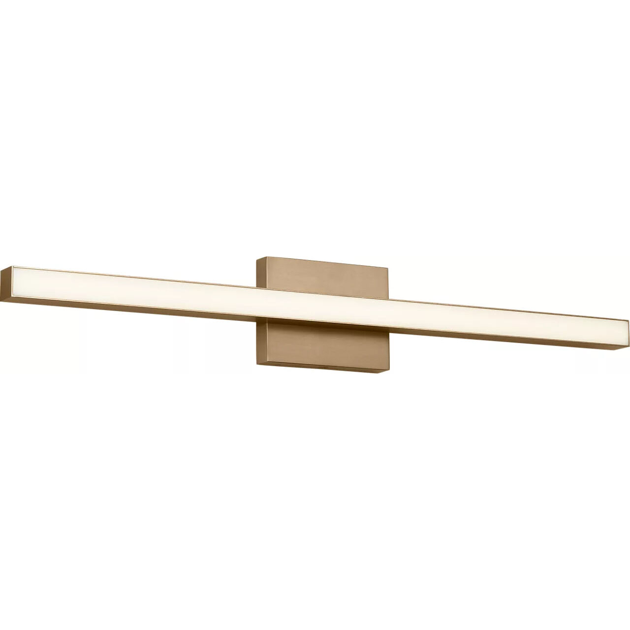 Marque LED 30 inch Satin Brass Vanity Light Wall Light