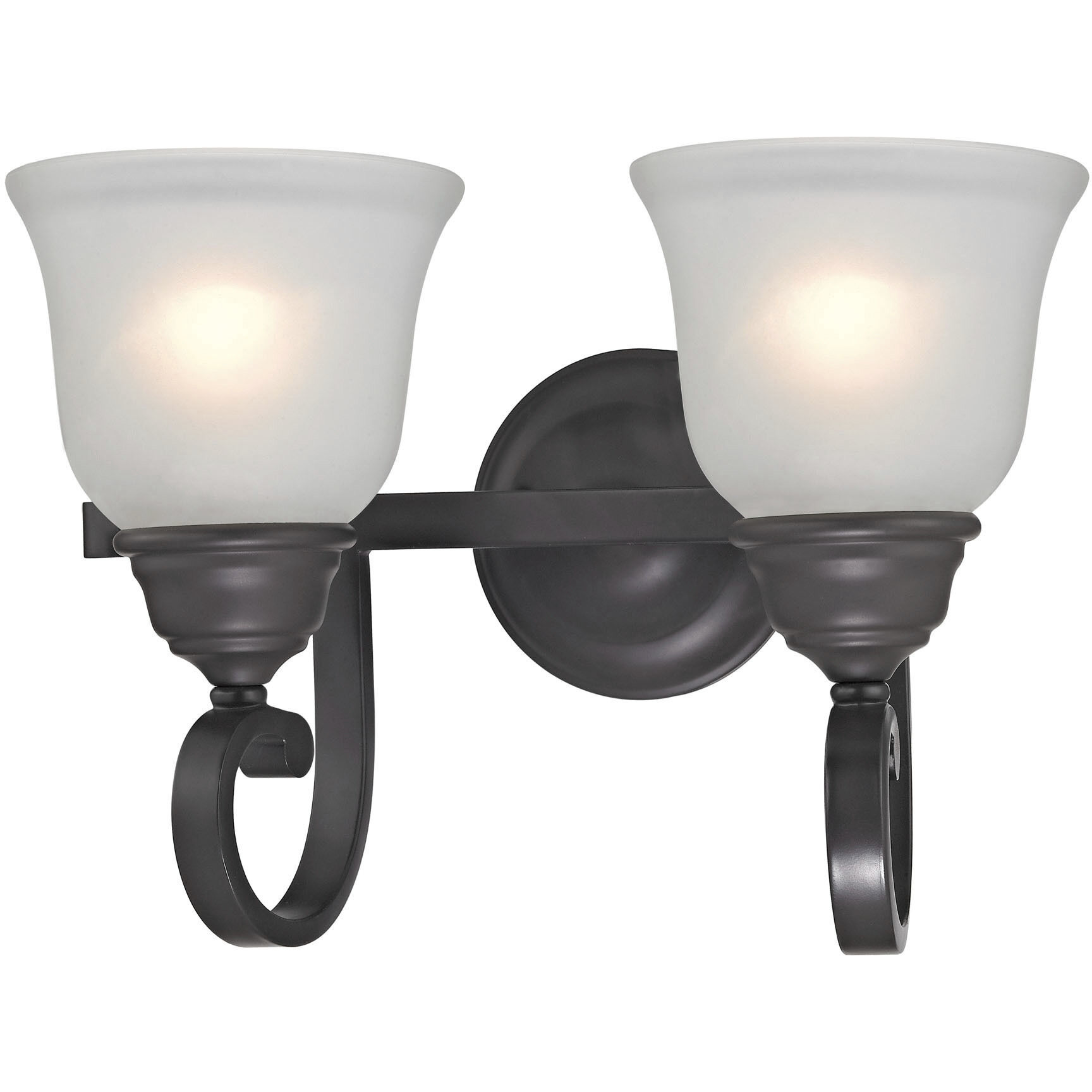 Hamilton 2 Light 15 inch Oil Rubbed Bronze Vanity Light Wall Light