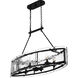 Fortress 6 Light 39 inch Earth Black Island Light Ceiling Light