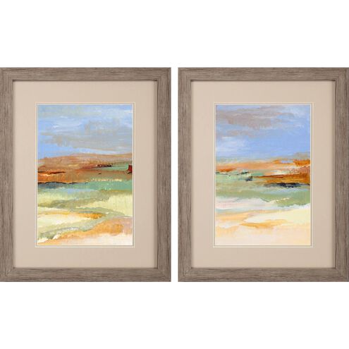 Landscapes Collection Blue Framed Art