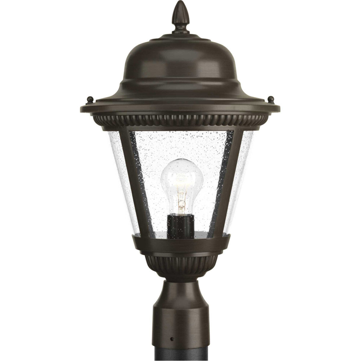 Westport 1 Light 19 inch Antique Bronze Outdoor Post Lantern, Small