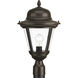 Westport 1 Light 19 inch Antique Bronze Outdoor Post Lantern, Small