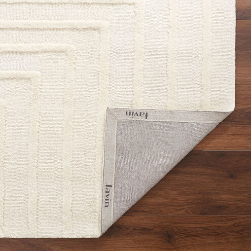 Mitra 36 X 24 inch White/Ivory Rug in 2 x 3