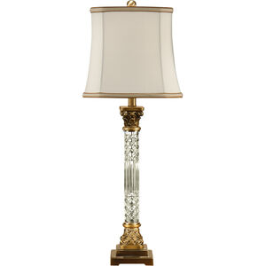 MarketPlace 33 inch 100.00 watt Clear Table Lamp Portable Light