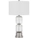 Bresso 27.75 inch 150.00 watt Brushed Steel Table Lamp Portable Light