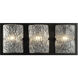 Morgan 3 Light 23 inch Black Bath Vanity Light Wall Light