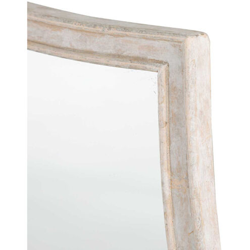 Artesia 36 X 36 inch Distressed White / Clear Mirror Mirror