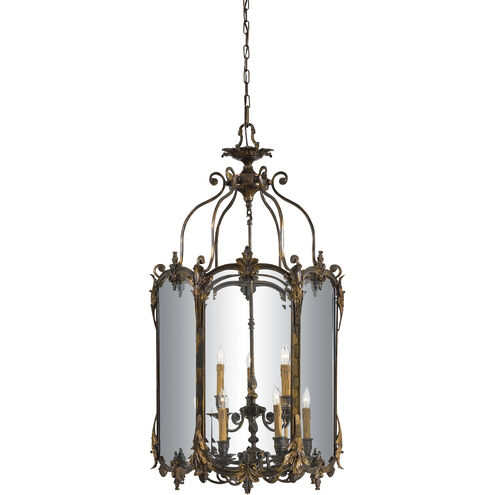 Jonathan 9 Light 26 inch Oxide Brass Foyer Pendant Ceiling Light