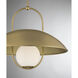 Lehigh 1 Light 22 inch Warm Brass Pendant Ceiling Light
