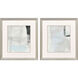 Layers White and Beige and Black and Gray Framed Art