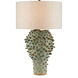 Sea Urchin 30.25 inch 150 watt Green Table Lamp Portable Light