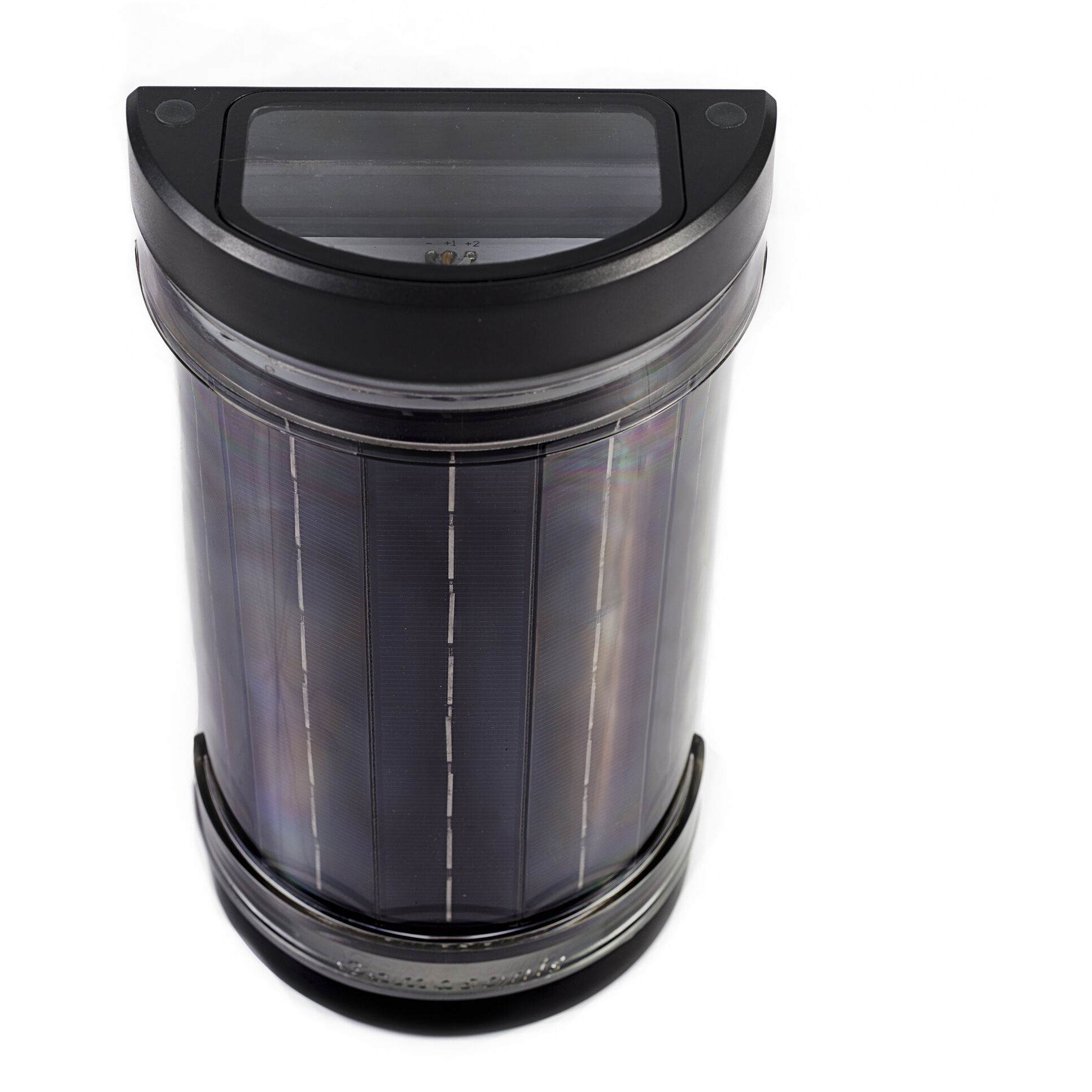 Infinity LED 9.44 inch Black Outdoor Wall Sconce, Solar