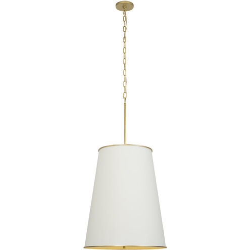 Coco 9 Light 20 inch Matte White/French Gold Foyer Pendant Ceiling Light